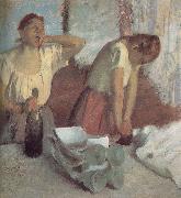 Edgar Degas Ironing clothes works oil on canvas